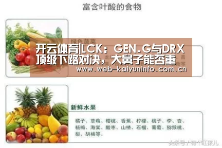 开云体育|LCK:GEN.G与DRX顶级下路对决,大舅子能否重新带领AF连胜?(图1) 开云体育